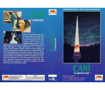 CANİ CARPENTER VHS-BETA KASET KUTU KAPAĞI COVER