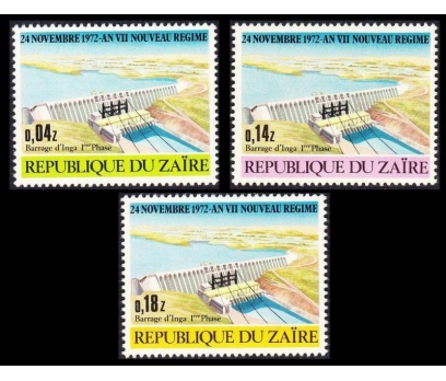 1973 Zaire İnga Barajı Damgasız**