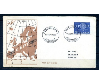DANİMARKA 1960 EUROPA CEPT  FDC SÜPER (300414)