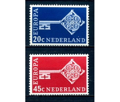 HOLLANDA ** 1968 E.CEPT TAM SERİ SÜPER(110514)
