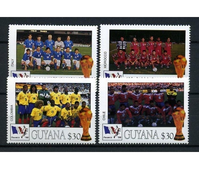 GUYANA ** 1998 FUTBOL 4 ÜLKE SÜPER (170103)
