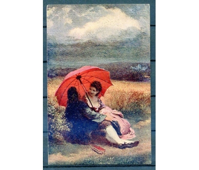 ROMANTİK KARTP. 1917 LÜBNAN DAMGALISÜPER (18-22)