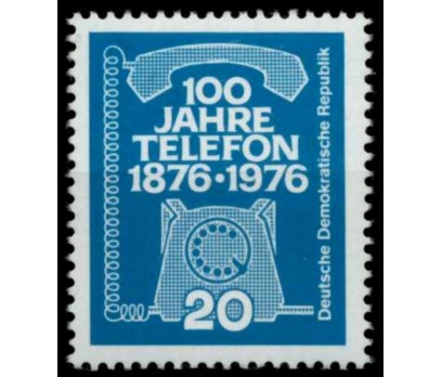 ALMANYA (DOĞU) 1976 DAMGASIZ TELEFONUN 100. YILI S