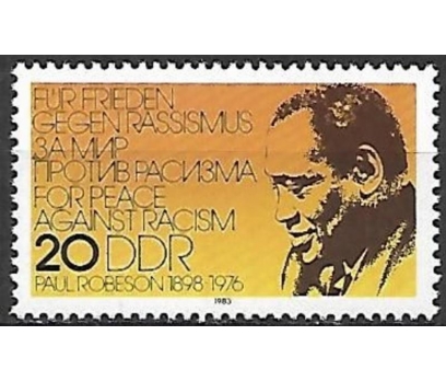 ALMANYA (DOĞU) 1983 DAMGASIZ RAUL ROBESON SERİSİ