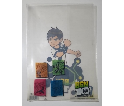 Ben10 Şeffaf Defter Kabı