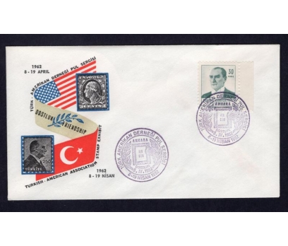 CUMH.FDC 1962 TÜRK-AMERİKAN PUL SERGİSİ -(MA-2)