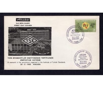 CUMH.FDC 1965 TSE SİMPOZYUM - AKOBA(MA-2)