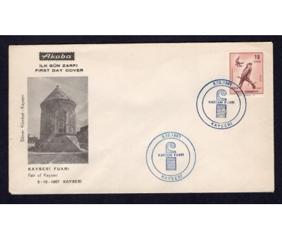 CUMH.FDC 1967 KAYSERİ FUARI  - AKOBA(MA-2)