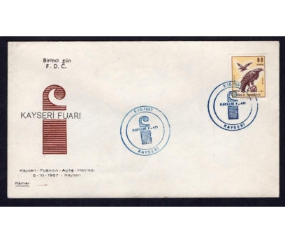 CUMH.FDC 1967 KAYSERİ FUARININ AÇILIŞI-KAMER(MA-2)