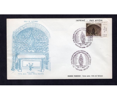 CUMH.FDC 1967 PAPA PAULUS EFES ZİYARETİ-(MA-2)