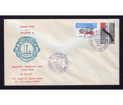 CUMH.FDC 1978 INTERNATIONAL LIONS SHOW-PTT(MA-2)