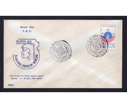 CUMH.FDC 1980 POSTA PULLARI SERGİSİ-KAMER(MA-2)