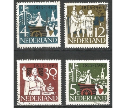 HOLLANDA 1963 DAMGALI BAĞIMSIZLIĞIN 150.YILI SERİS
