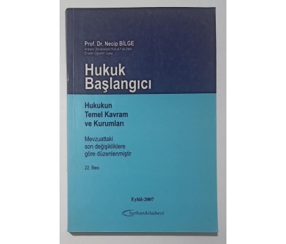 Hukuk Başlangıcı Hukukun Temel Kavram ve Kurumları