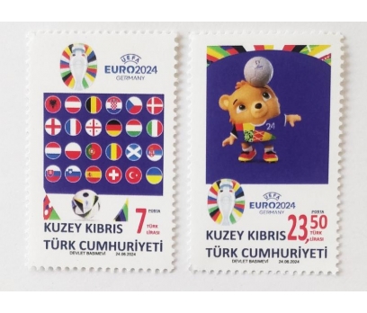 K.K.T.C. 2024 EURO 2024 TAM SERİ  (MNH)