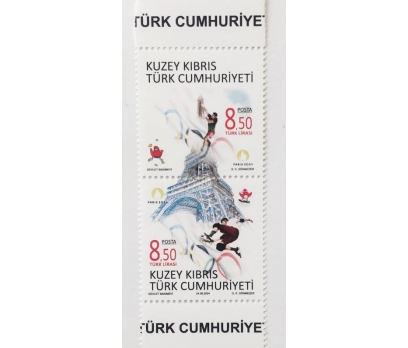 K.K.T.C. 2024 PARİS OLİMPİYATLARI TAM SERİ  (MNH)