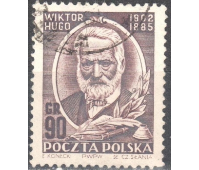 POLONYA 1952 DAMGALI VİCTOR HUGO?NUN DOPUMUNUN 150