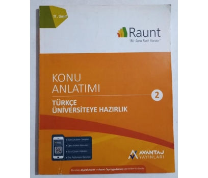 Raunt 11. Sınıf Konu Anlatımı Türkçe Üniversiteye